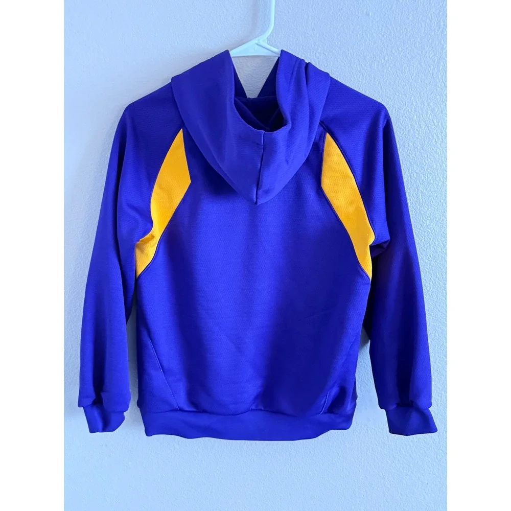 Nike NWT Kobe Bryant Kids Basketball Hoodie and Shorts‎ Set Purple Yellow L/XL - Picture 5 of 9